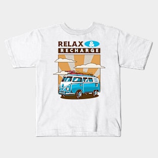 Relax and Recharge Kids T-Shirt